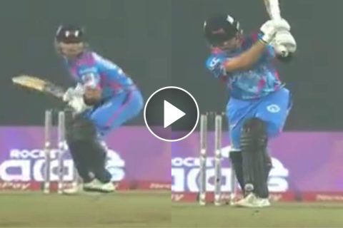 [Watch] Khawaja Nafay Hits Hardik Pandya-Style No-Look Six Off Jason Holder in BPL Qualifier