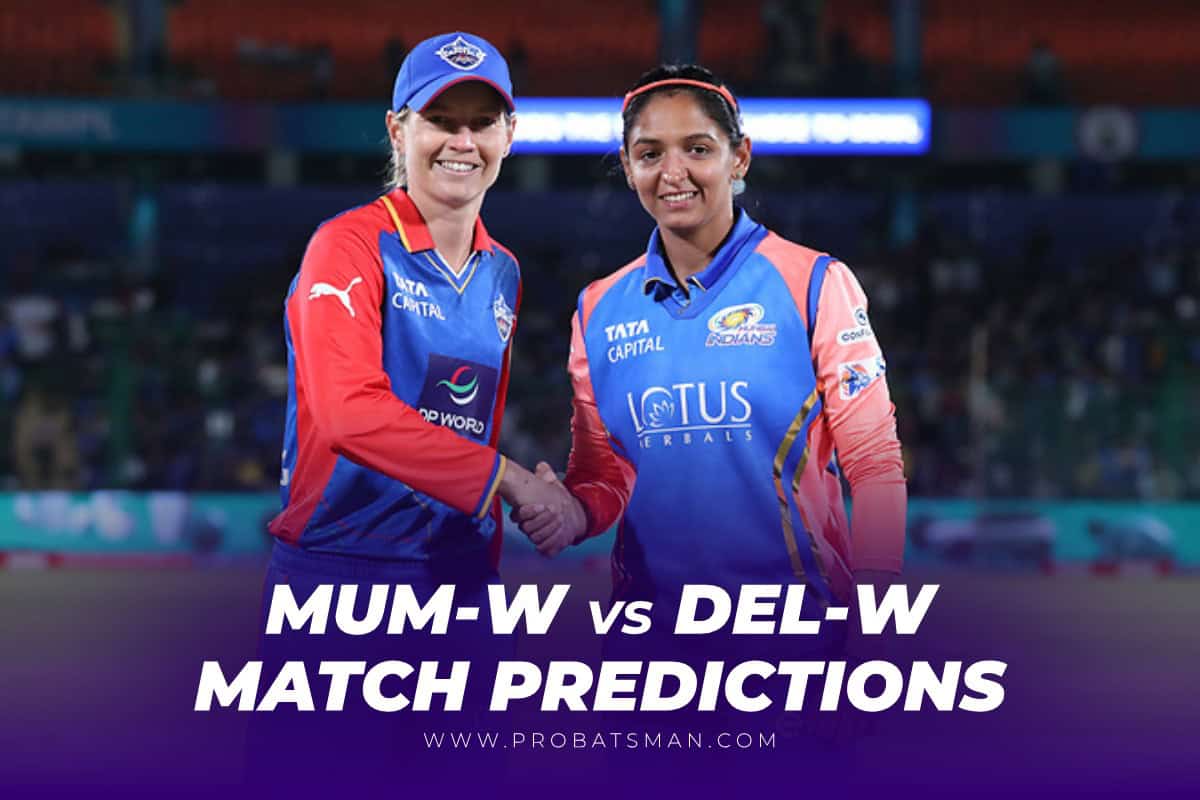 MUM-W vs DEL-W Match Prediction WPL 2025