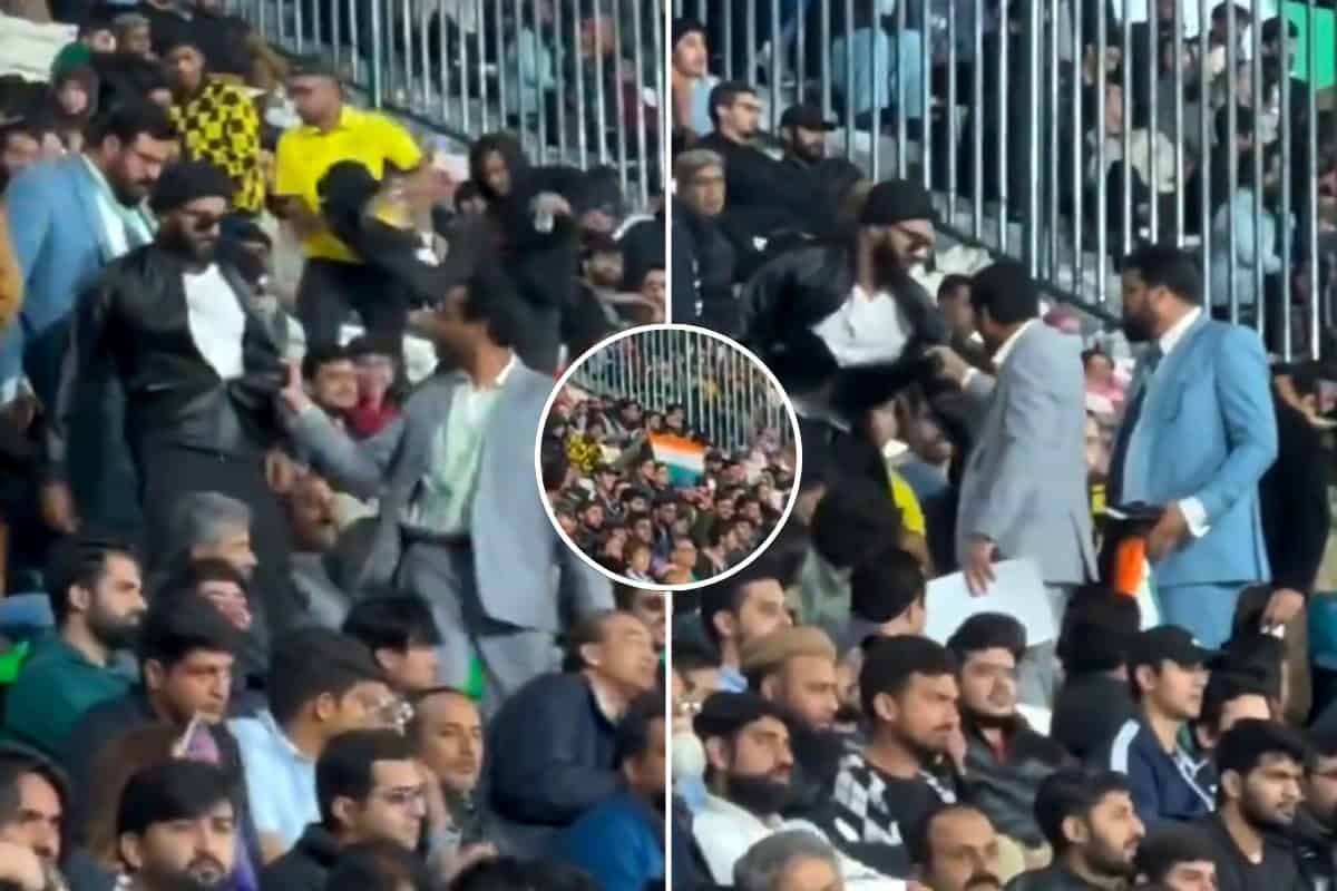 Man With Indian Flag Beaten and Arrested in Pakistan during Champions Trophy 2025 Match between Australia vs England