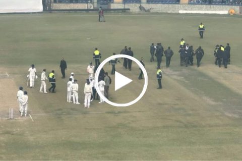 [Watch] Massive Security Breach! 3 Fans Invade Arun Jaitley Stadium to Touch Virat Kohli’s Feet