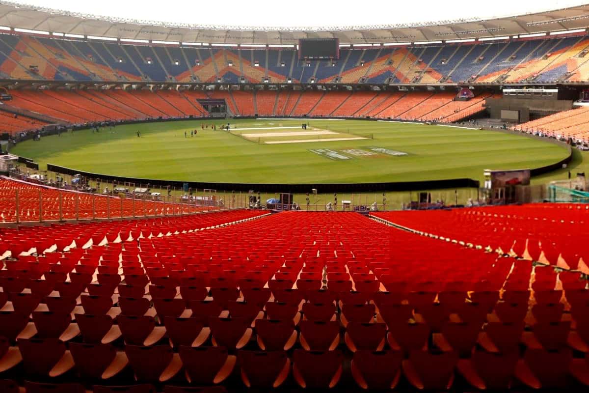 A General View of Narendra Modi Stadium in Ahmedabad