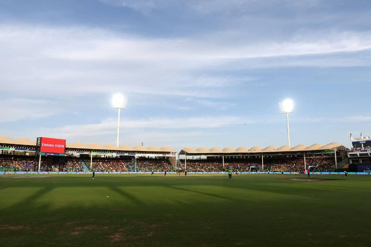 A General View of National Stadium in Karachi