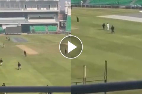 [Watch] Bizarre! PCB Officials Train Guards to Catch Pitch Invaders Ahead of Champions Trophy