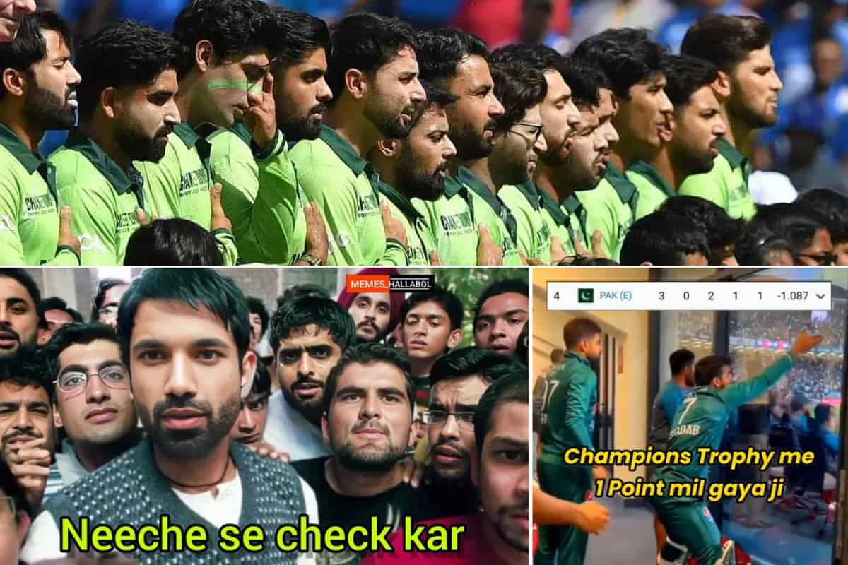 Pakistan Champions Trophy Elimination Memes