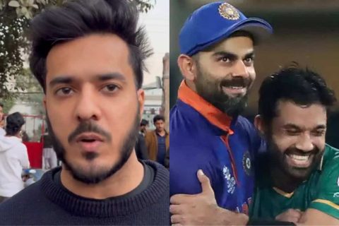 [Watch] ‘Dosti Nahi Dikhani’ – Frustrated Pakistan Fan Threatens Rizwan Over Kohli Friendship in Champions Trophy