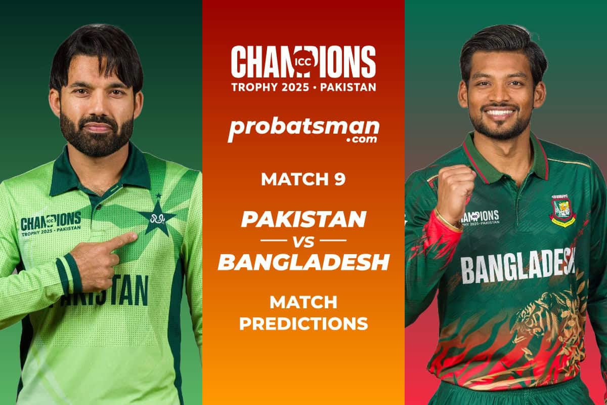 Pakistan vs Bangladesh Match Prediction For Match 9 of Champions Trophy 2025