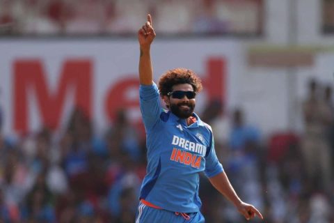 IND vs ENG 1st ODI: Ravindra Jadeja Picks Three-Wicket Haul, Joins Wasim Akram and Kapil Dev in Elite Record