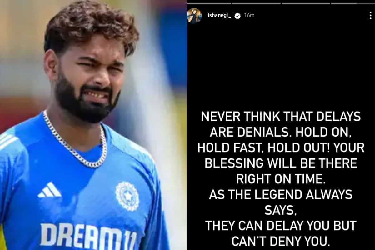 Rishabh Pant’s Girlfriend Shares Cryptic Post