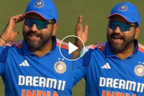 [Watch] ‘Dimag Kaha Hai Tera?’ – Rohit Sharma Humiliates Harshit Rana Over Costly Overthrow