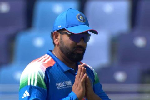 IND vs BAN: ‘Maf Kardo Bhai’ – Rohit Sharma Folds Hands in Apology After Dropping Axar Patel’s Hat-Trick Catch in Champions Trophy 2025