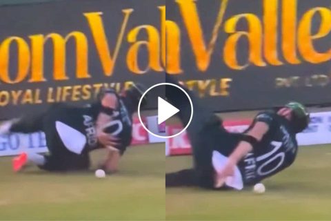 [Watch] Shaheen Afridi’s Hilarious Fielding Blunder Leaves Fans in Splits