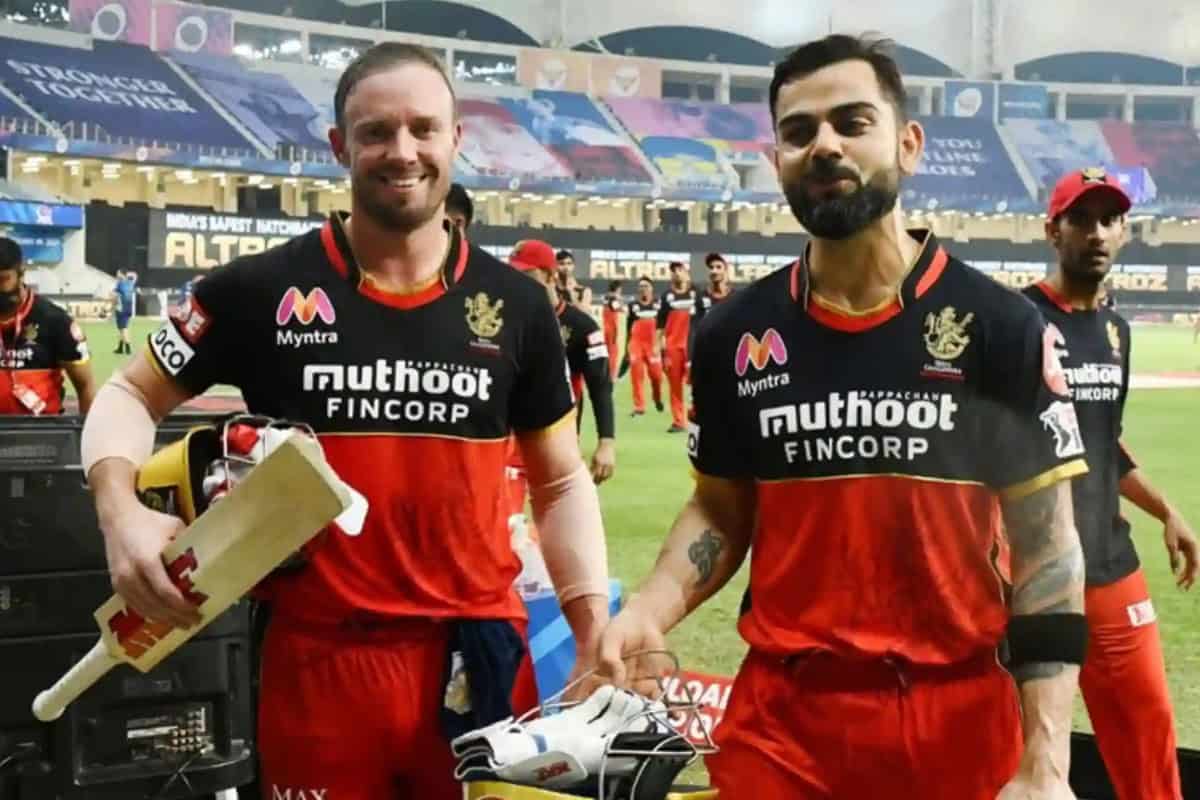 AB de Villiers and Virat Kohli