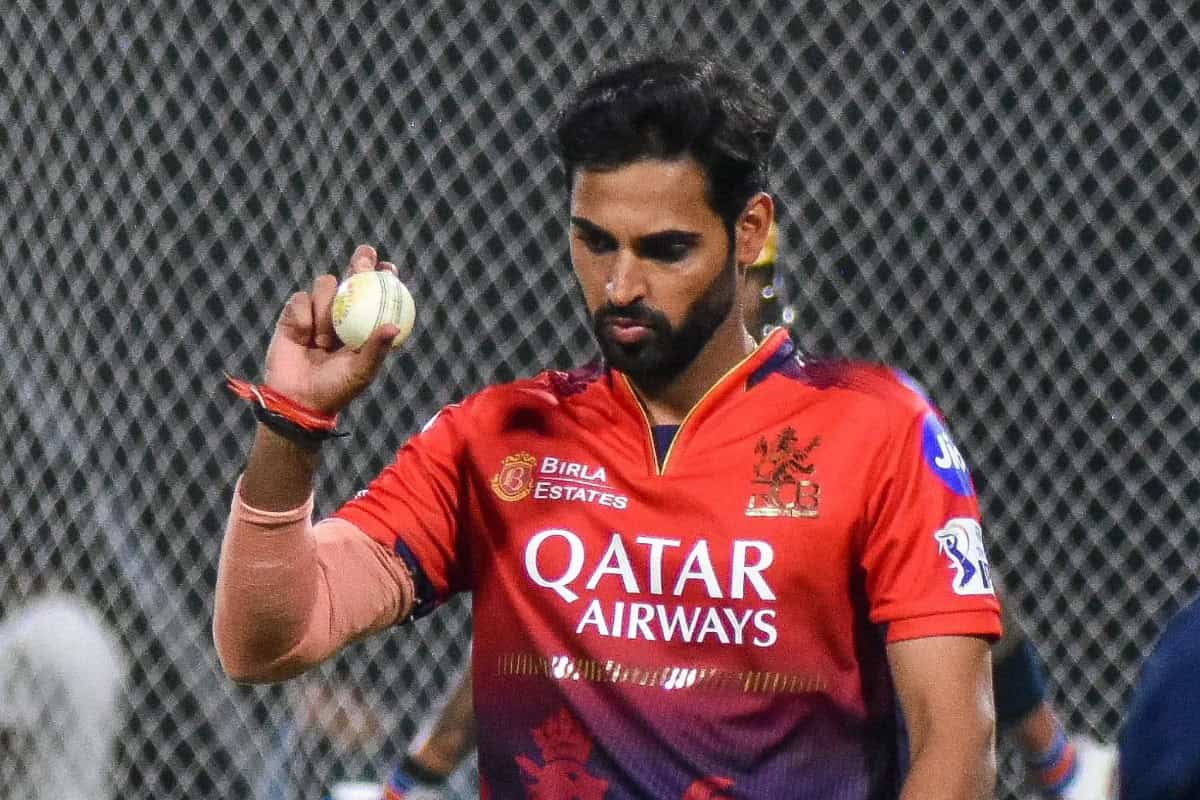 Bhuvneshwar Kumar dropped from Playing XI in KKR vs RCB Match of IPL 2025