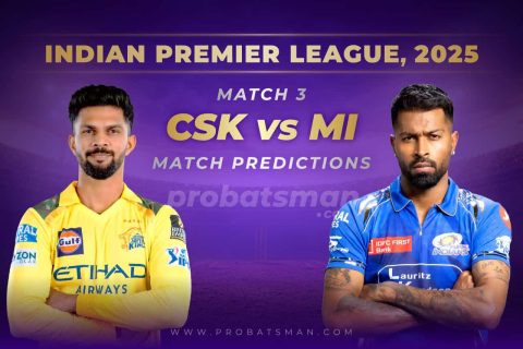 IPL 2025: Match 3 – CSK vs MI Predictions – Who will win Today? Match Preview, Expert Tips, Toss & Betting Odds