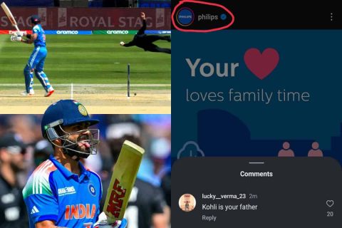 IND vs NZ: Hilarious! Frustrated Virat Kohli Fans Abuse ‘Philips’ Technology Company, Mistaking It for Glenn Phillips