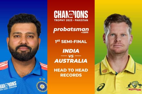 IND vs AUS Head to Head Records Ahead of 1st Semi-Final ICC Champions Trophy 2025 Match