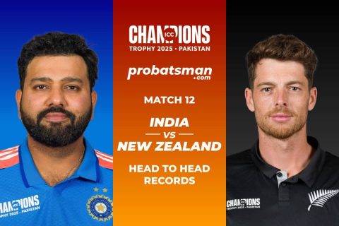 IND vs NZ Head to Head Records Ahead of 12th ICC Champions Trophy 2025 Match