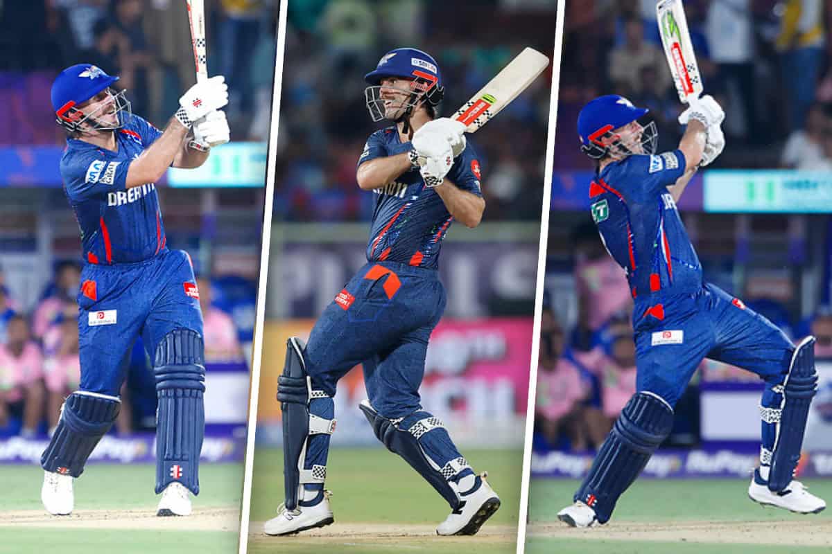 Mitchell Marsh Smashed Consecutive Boundaries against Mitchell Starc in DC vs LSG Match of IPL 2025