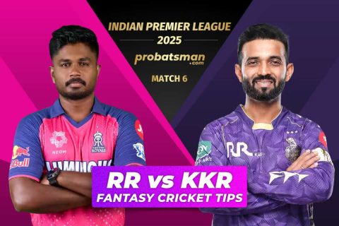 RR vs KKR Dream11 Prediction, Fantasy Cricket Tips, Player Stats & For 6th Match of IPL 2025