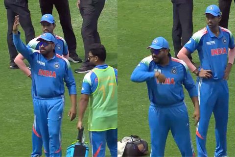 [Watch] Rohit Sharma Loses His Cool! Furious Reaction Caught on Camera During Drinks Break