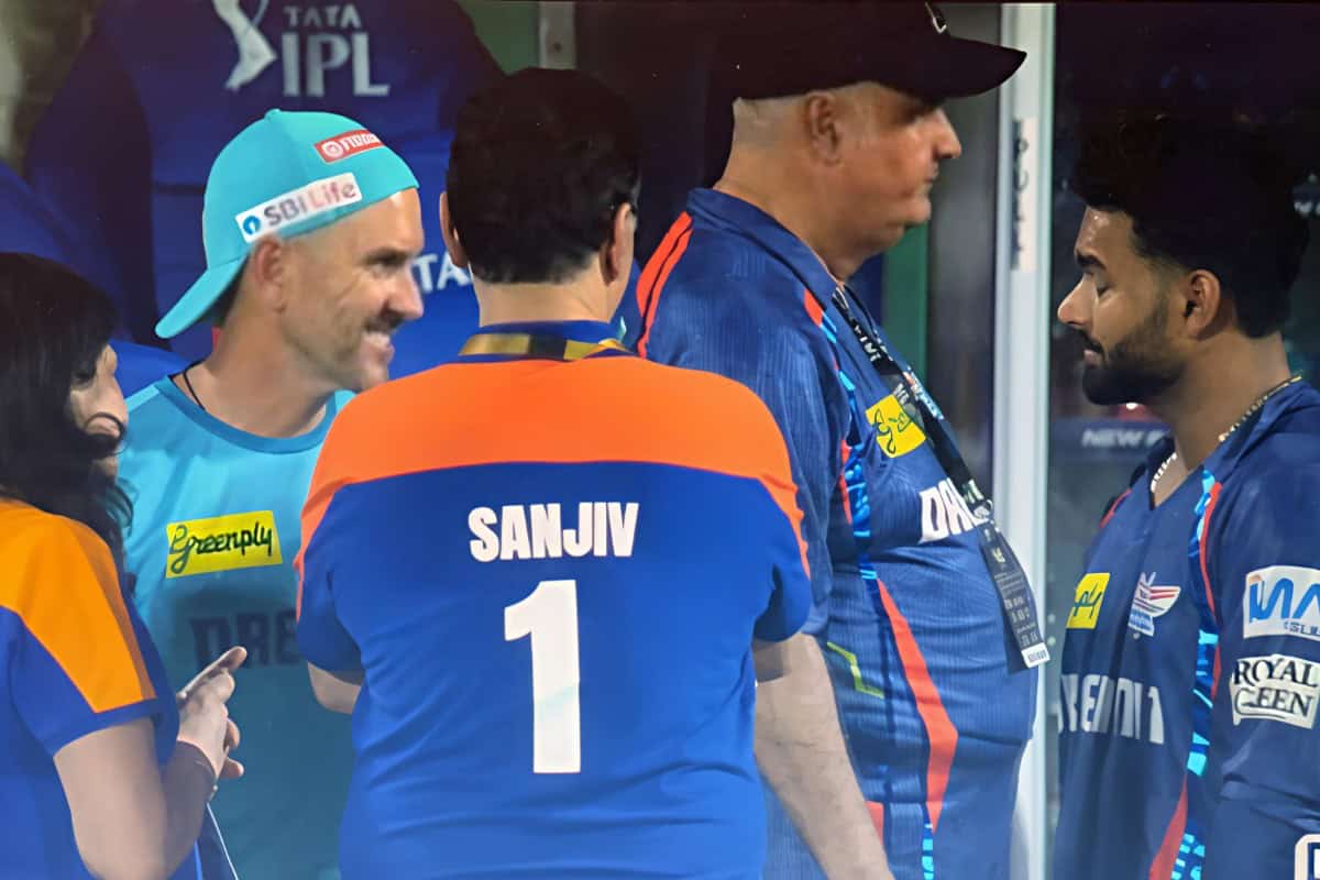 Sanjiv Goenka Spotted having a Conversation with Rishabh Pant