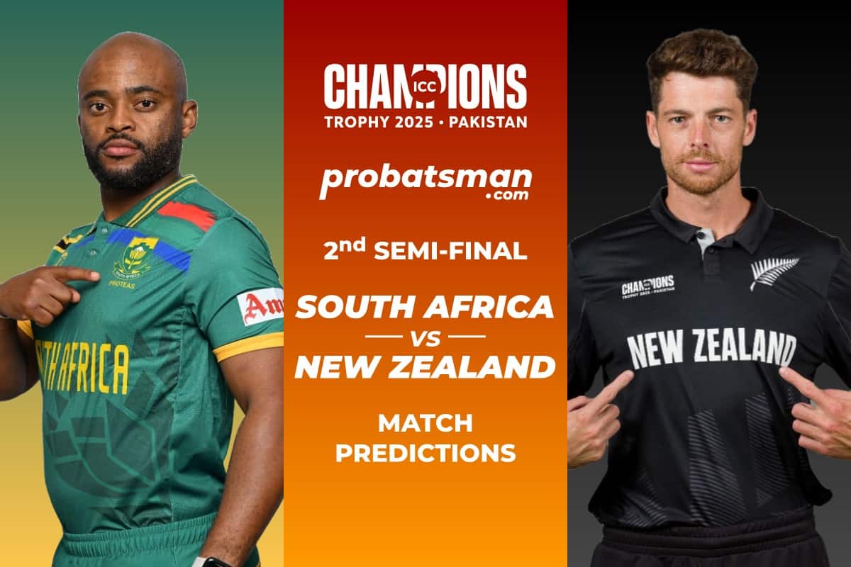 South Africa vs New Zealand Match Prediction For 2nd Semi-Final of Champions Trophy 2025