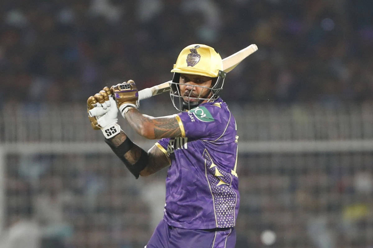 Sunil Narine hits 100 Sixex in IPL