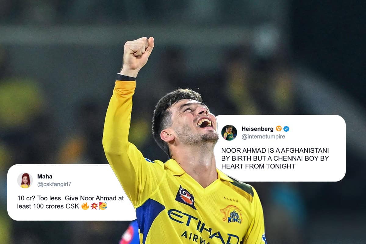 Twitter Reacts to Noor Ahmad Brilliant Spell on CSK Debut