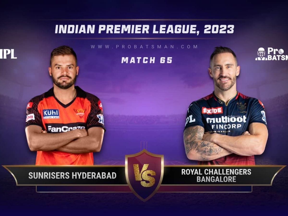 SRH vs RCB Dream11 Prediction With Stats Pitch Report Player