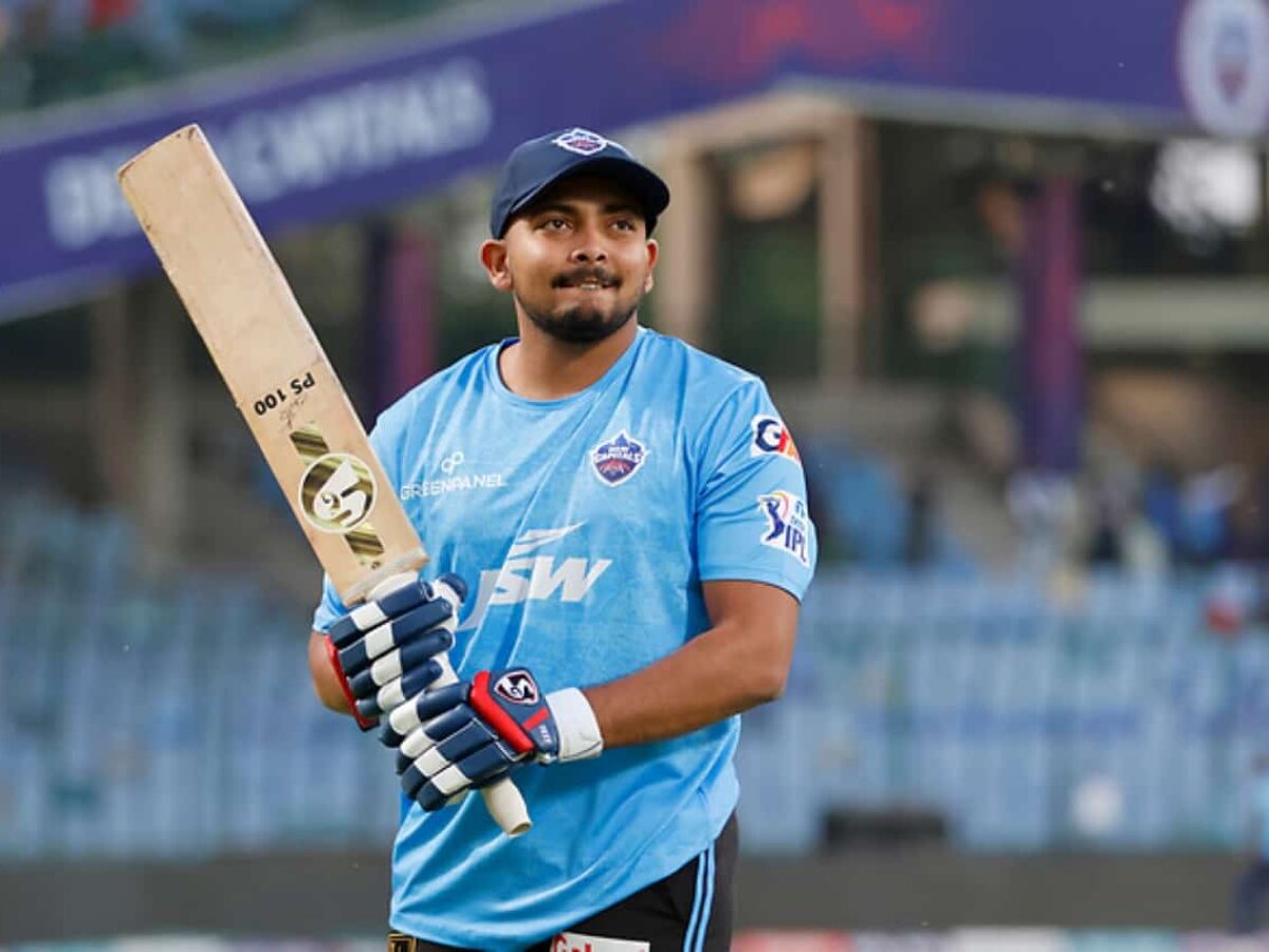 Prithvi Shaw is set to be released by Delhi Capitals : r/ipl